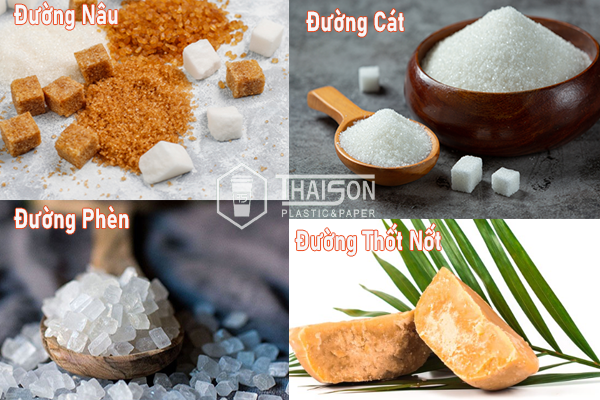 Các loại đường khô dùng làm chất tạo ngọt